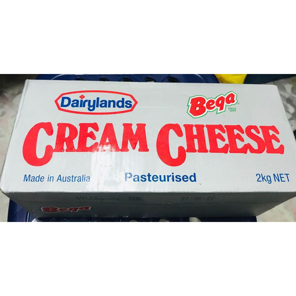 Premium Cream Cheese Block 2Kg± Halal Dairylands / Bega / Tatura