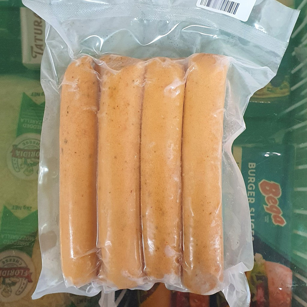 Gourmet Chef Premium Jumbo Chicken Garlic & Herbs Sausage Frozen Halal (Sosej Ayam) - 500g / 1kg