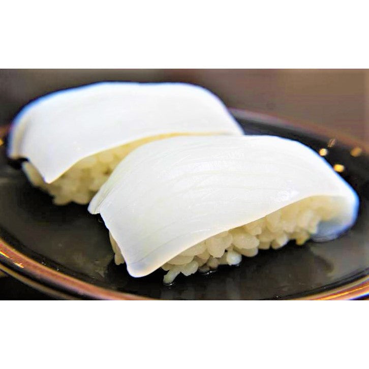 Premium Mugo Ika Squid Slice 20pc. 160g Frozen Sushi Squid Sashimi
