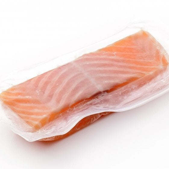 Premium Salmon Slice 200g± – Halal Frozen (Steak / Fillet Cut)
