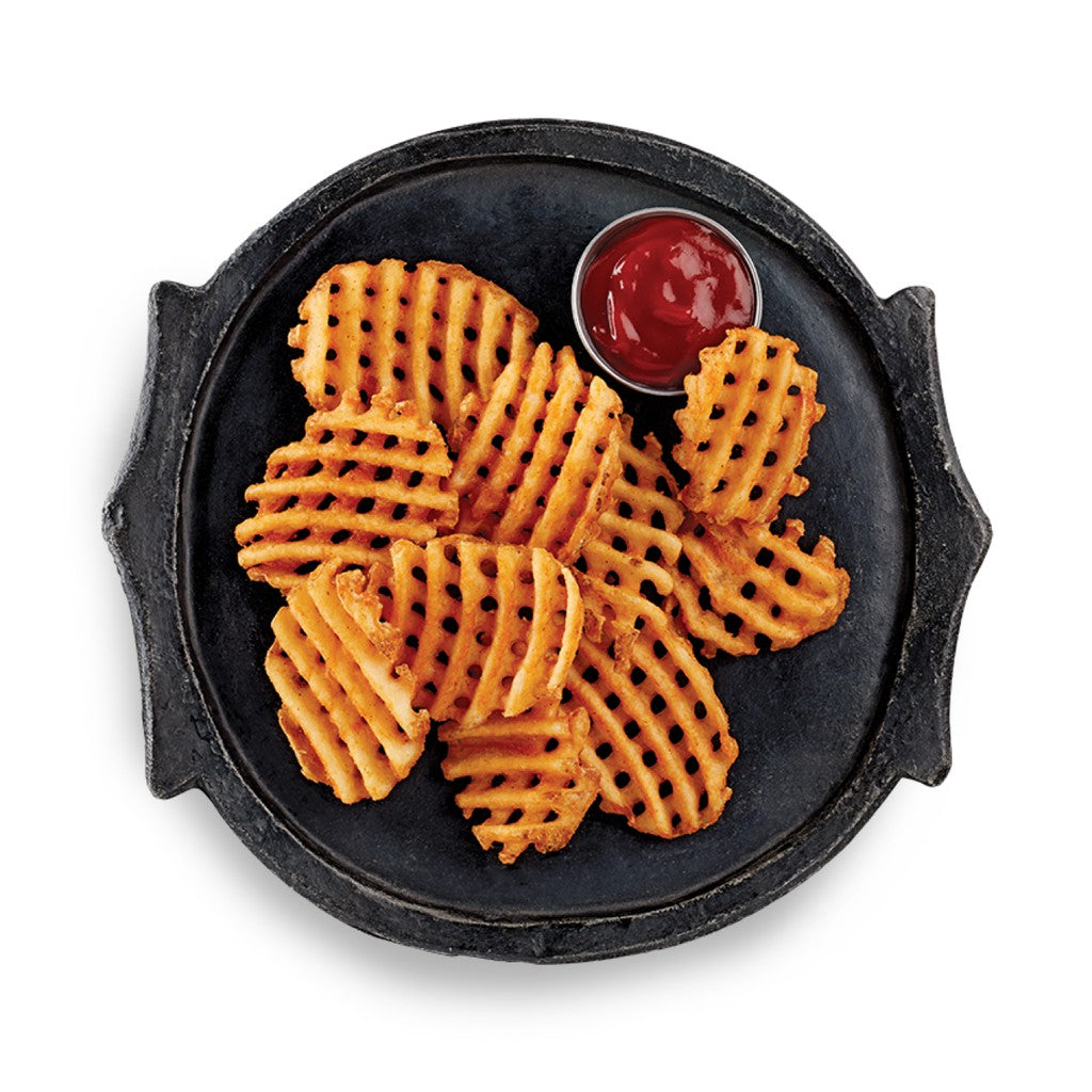 McCain® Redstone Canyon® Skin-On Waffle Fries 2.04kg (30pc) | Crosstrax Halal Premium Frozen
