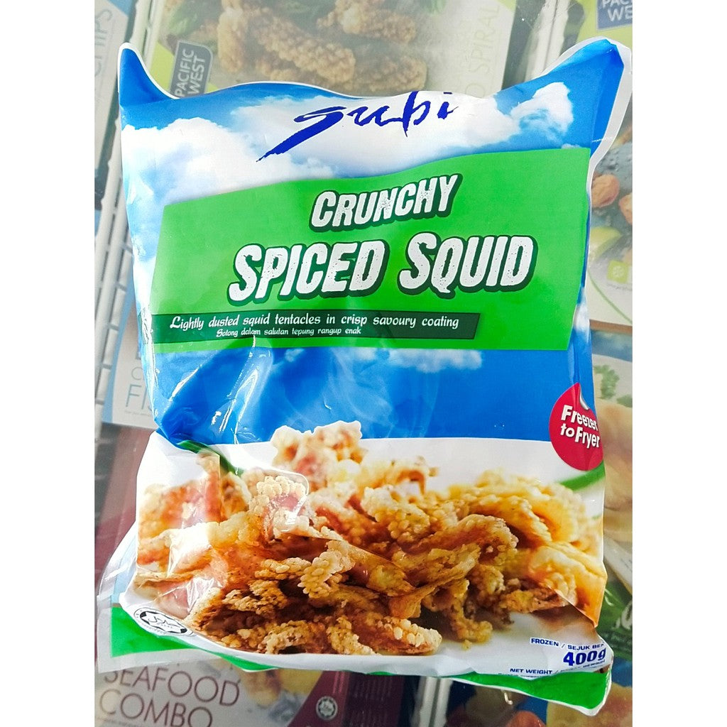 Pacific West Premium Crispy Squid Tentacles 1kg | Crunchy Spiced Sotong Goreng Ranggup | Frozen Halal