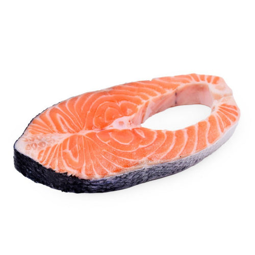 3.3kg± (18pcs±) Premium Norway Salmon Steak Slices Frozen | No Head | Halal