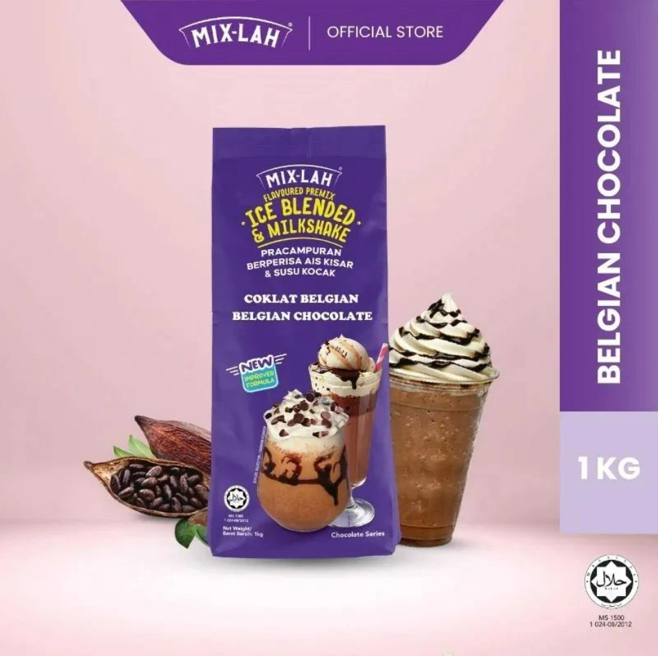GFB MIX-LAH Serbuk Minuman Ice Blended Milkshake Powder 1Kg