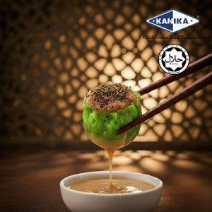 Kanika Premium Black Pepper Dumpling 15 PCS 375GM (+-) Frozen Halal Dim Sum