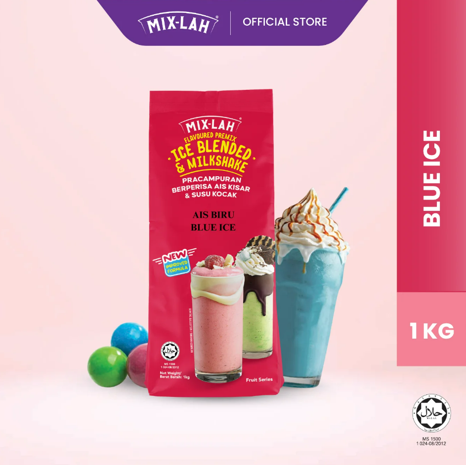 GFB MIX-LAH Serbuk Minuman Ice Blended Milkshake Powder 1Kg