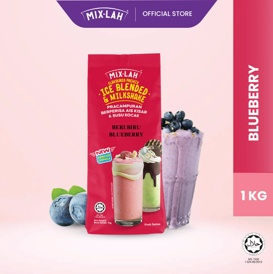 GFB MIX-LAH Serbuk Minuman Ice Blended Milkshake Powder 1Kg