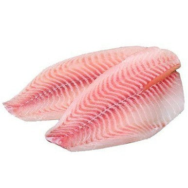 Premium Ikan Tilapia Fillet 1kg | Cleaned, Sashimi Grade, Frozen