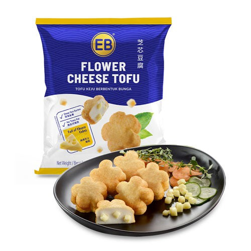 EB Premium Flower Cheese Tofu 20pc 380g Frozen Halal