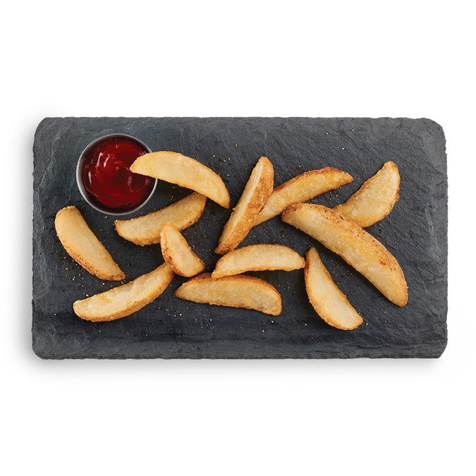 McCain Ultimate® / Ore-Ida® EverCrisp® Crispy Coated Skin-On Thin 10-Cut Wedges 2.27kg – Halal Frozen