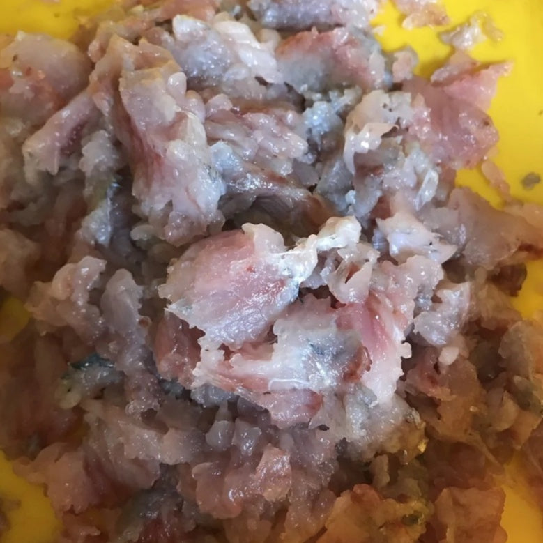Premium Fresh Frozen Tenggiri (Spanish Mackerel) Fish Meat Paste 1kg± Pure 100%