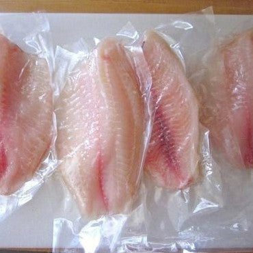 Premium Ikan Tilapia Fillet 1kg | Cleaned, Sashimi Grade, Frozen