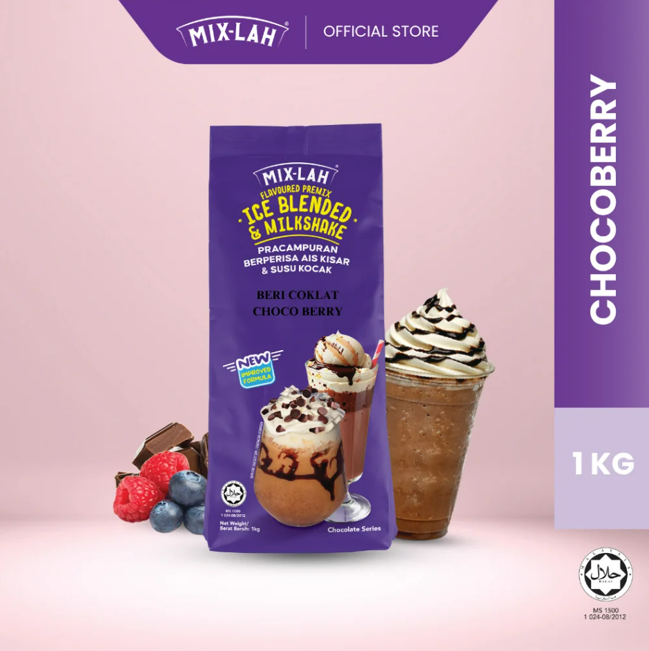 GFB MIX-LAH Serbuk Minuman Ice Blended Milkshake Powder 1Kg