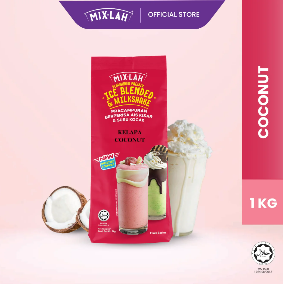 GFB MIX-LAH Serbuk Minuman Ice Blended Milkshake Powder 1Kg