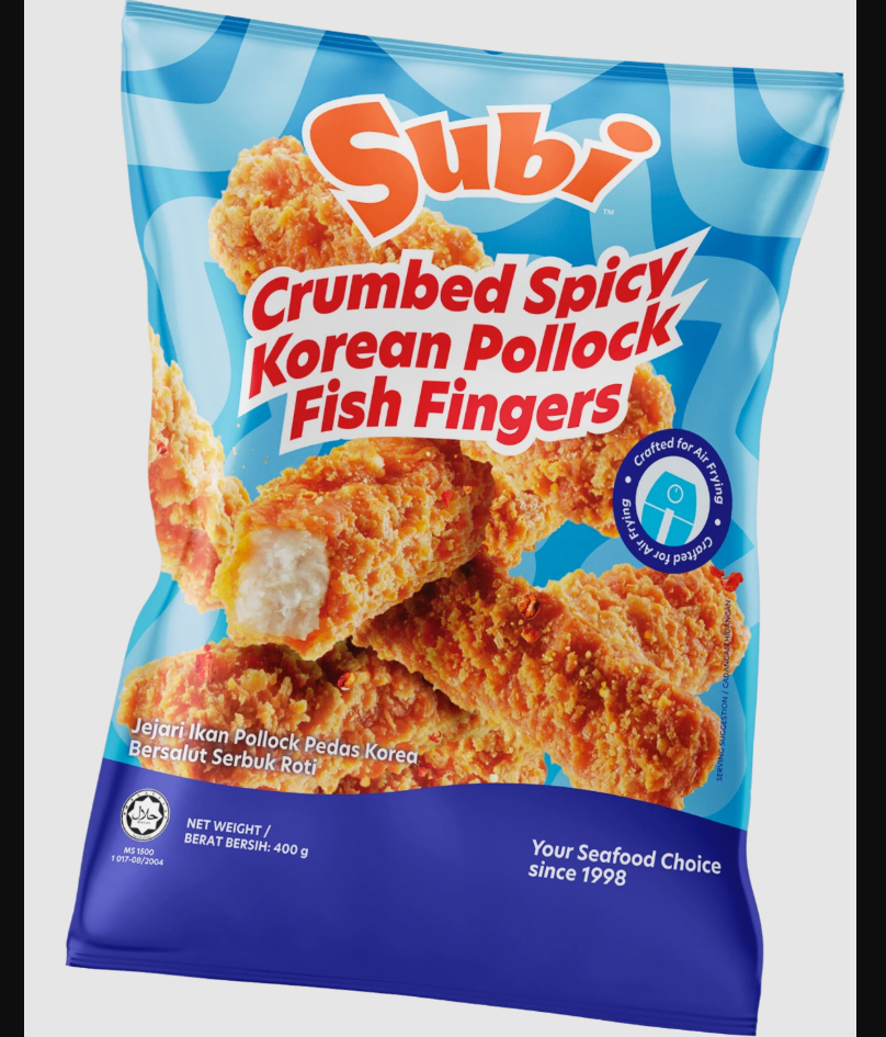 Premium Subi Crumbed Spicy Korean Pollock Fish Fingers 400g (Frozen) – Halal