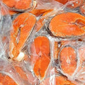3.3kg± (18pcs±) Premium Norway Salmon Steak Slices Frozen | No Head | Halal