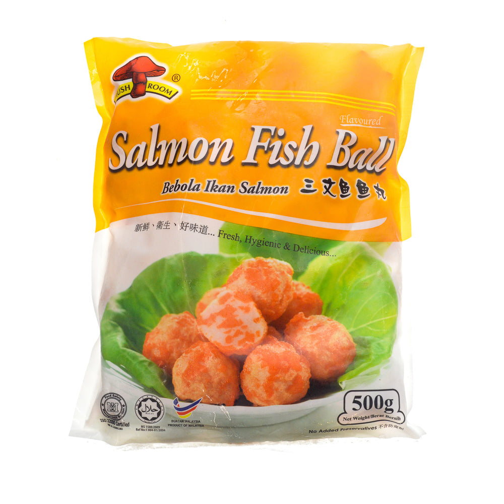 Mushroom Premium Salmon Ball 500gm Frozen Halal