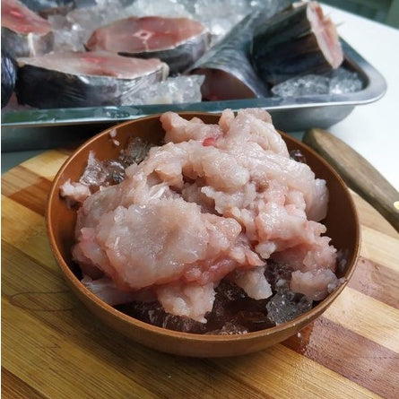 Premium Fresh Frozen Tenggiri (Spanish Mackerel) Fish Meat Paste 1kg± Pure 100%