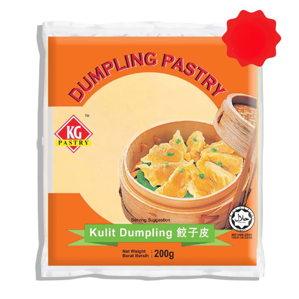 KG Premium Dumpling Pastry Round 200g Halal Frozen