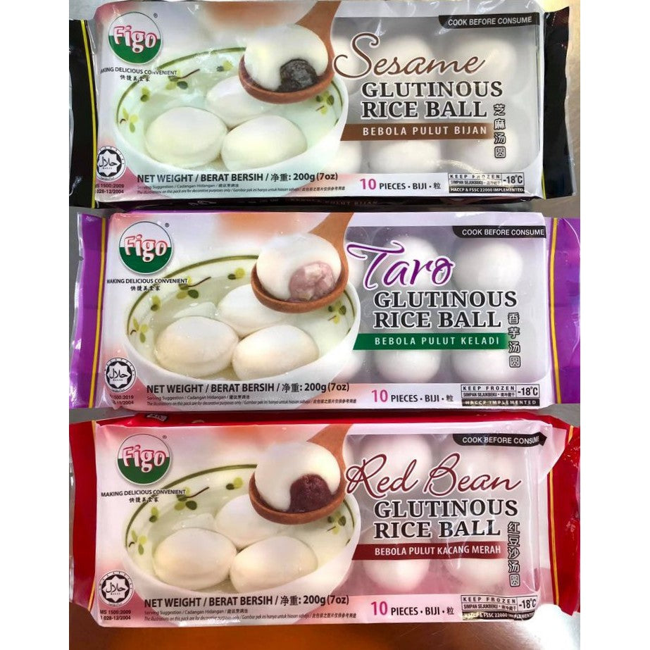 Figo Premium Glutinous Rice Ball Tang Yuan Mochi 200g / 10pcs (Frozen) – Halal