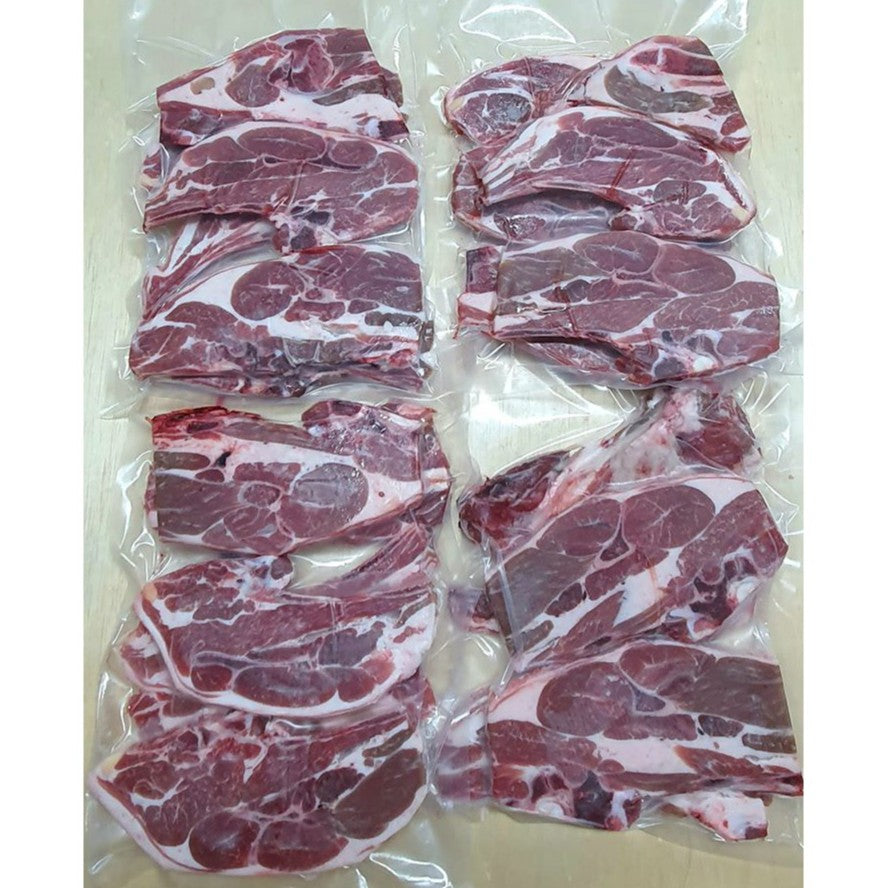 Premium Frozen New Zealand Lamb Shoulder Chop Kambing Halal Sejuk Beku