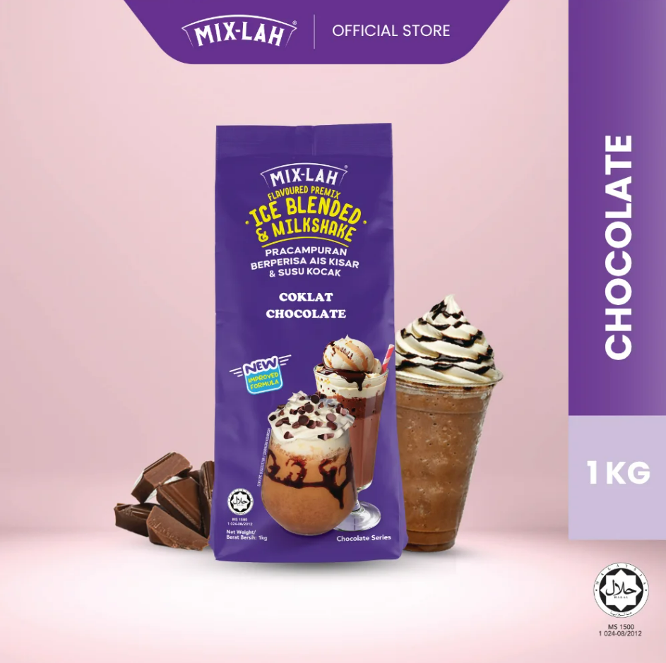 GFB MIX-LAH Serbuk Minuman Ice Blended Milkshake Powder 1Kg