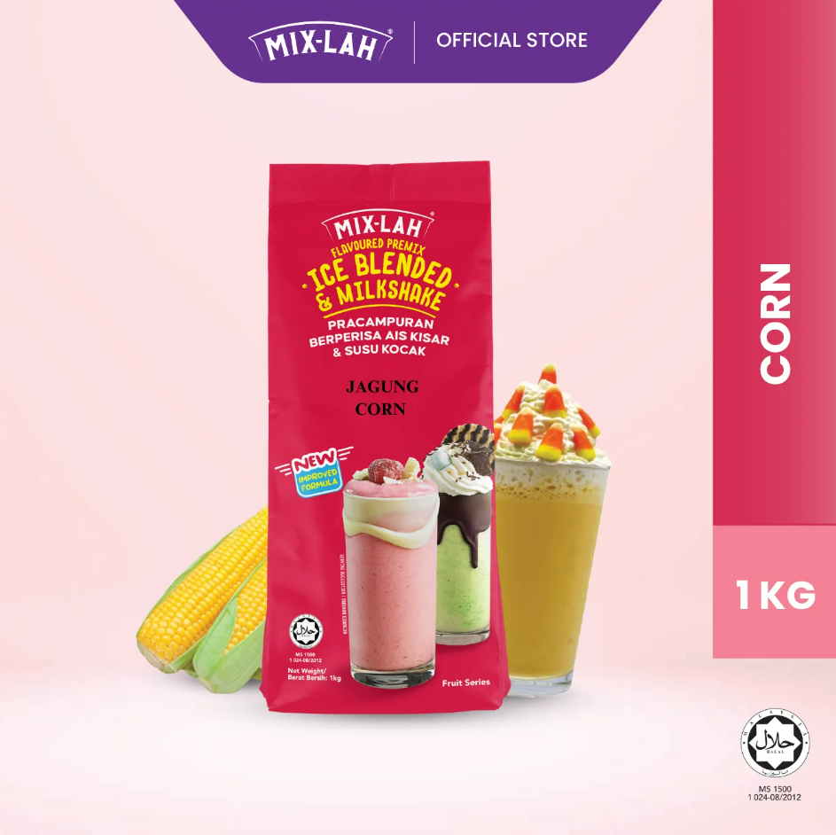GFB MIX-LAH Serbuk Minuman Ice Blended Milkshake Powder 1Kg