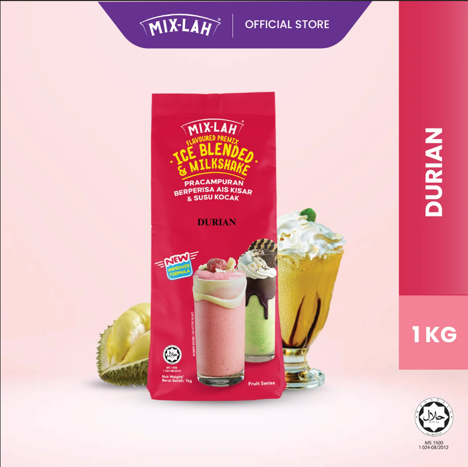 GFB MIX-LAH Serbuk Minuman Ice Blended Milkshake Powder 1Kg