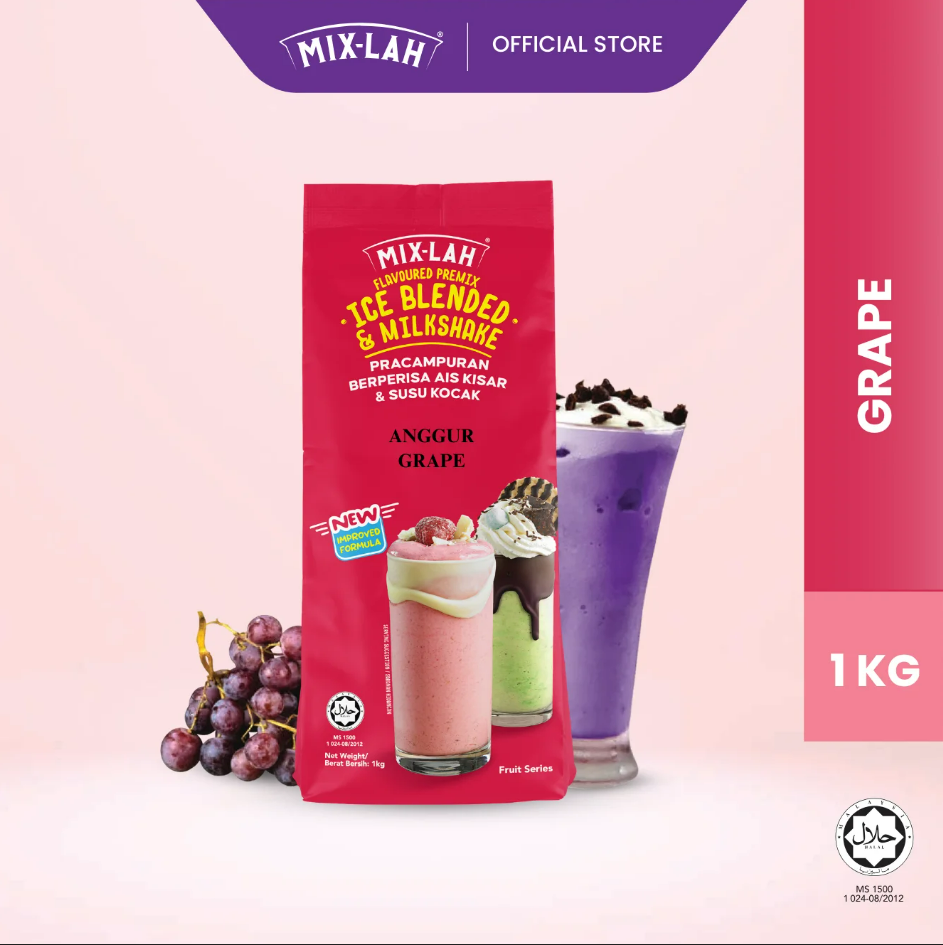 GFB MIX-LAH Serbuk Minuman Ice Blended Milkshake Powder 1Kg