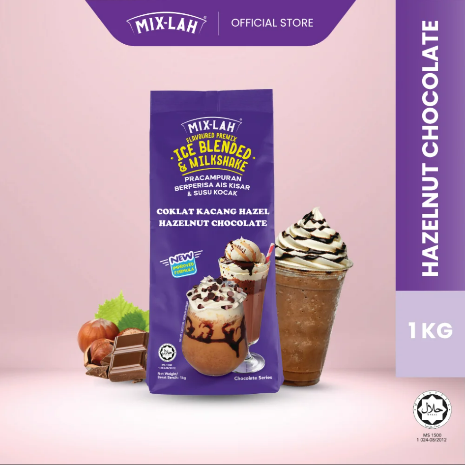 GFB MIX-LAH Serbuk Minuman Ice Blended Milkshake Powder 1Kg