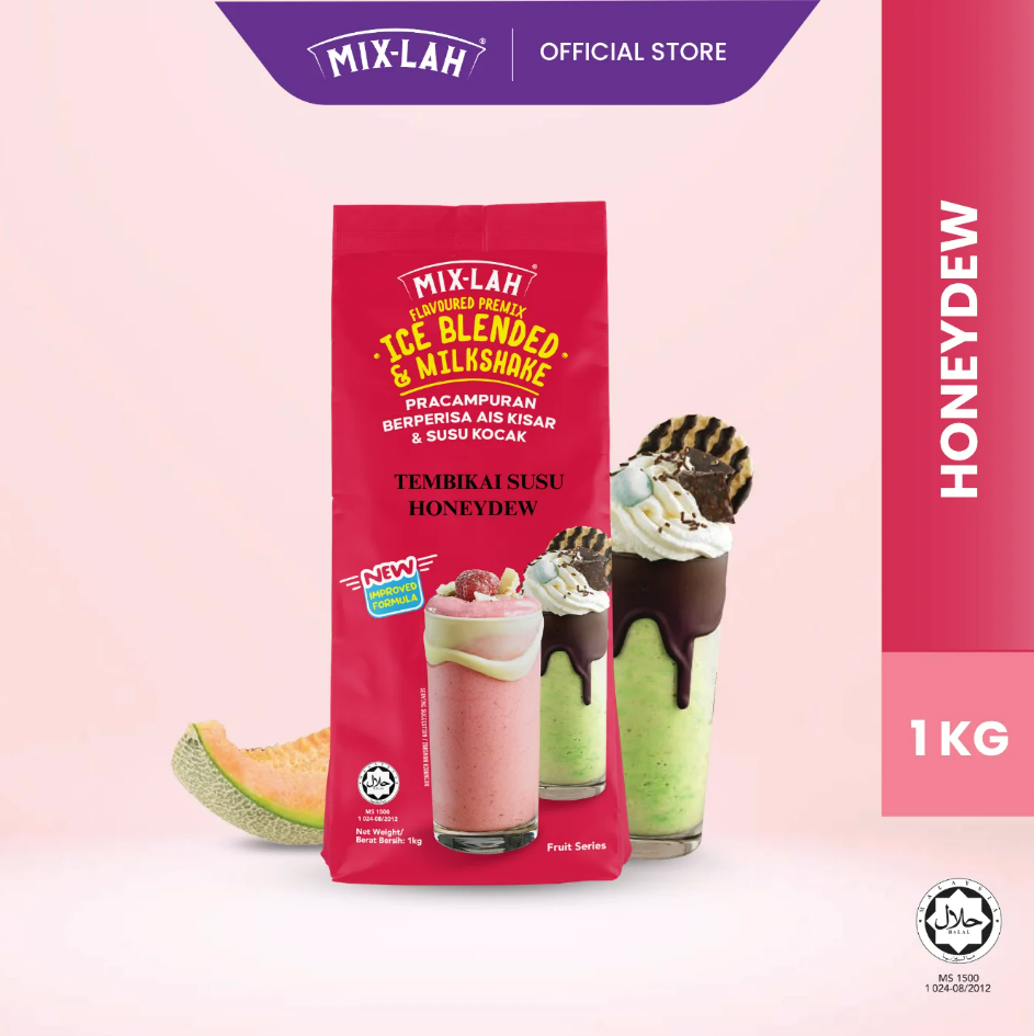 GFB MIX-LAH Serbuk Minuman Ice Blended Milkshake Powder 1Kg