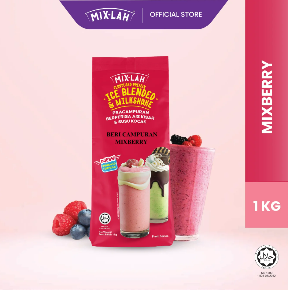 GFB MIX-LAH Serbuk Minuman Ice Blended Milkshake Powder 1Kg