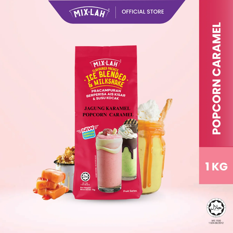 GFB MIX-LAH Serbuk Minuman Ice Blended Milkshake Powder 1Kg