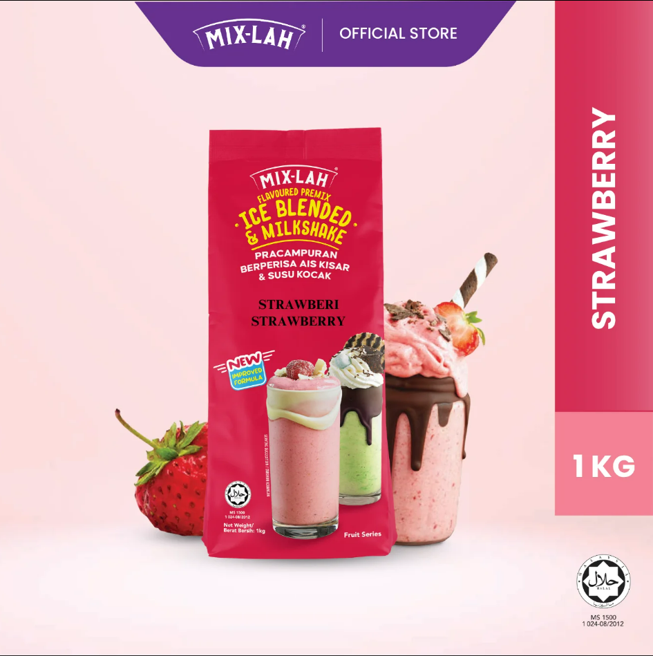 GFB MIX-LAH Serbuk Minuman Ice Blended Milkshake Powder 1Kg