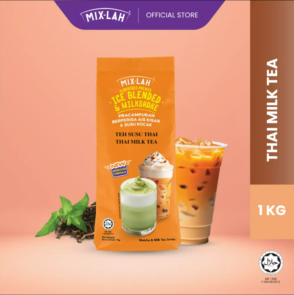 GFB MIX-LAH Serbuk Minuman Ice Blended Milkshake Powder 1Kg