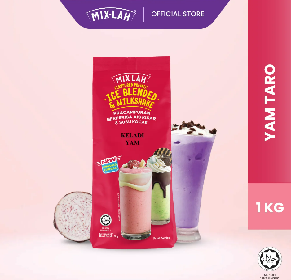 GFB MIX-LAH Serbuk Minuman Ice Blended Milkshake Powder 1Kg