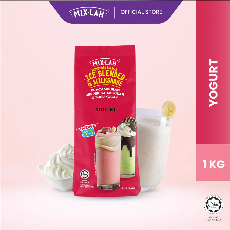 GFB MIX-LAH Serbuk Minuman Ice Blended Milkshake Powder 1Kg