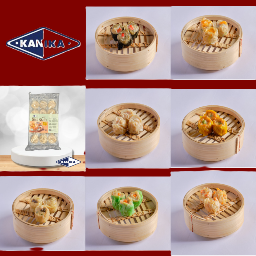 Kanika Premium Frozen Dim Sum Dumplings Halal 15pc 375g