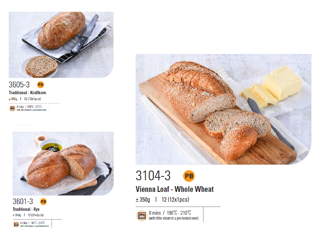 Premium Healthy Grain & Rye Loaves (Frozen) – Halal