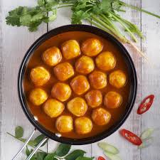 Mushroom Premium Curry Fish Ball 500gm Frozen Halal