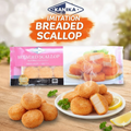 Kanika Premium Imitation Breaded Scallop 10pc. 180g Frozen Halal
