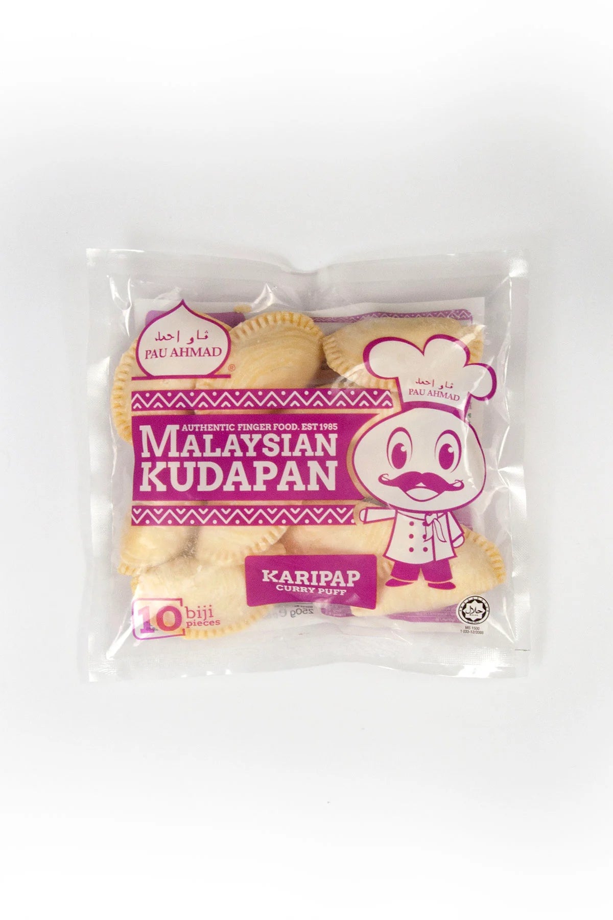 PA FOOD Premium Karipap Kentang (Curry Puff Potato) 10 pcs - 250g