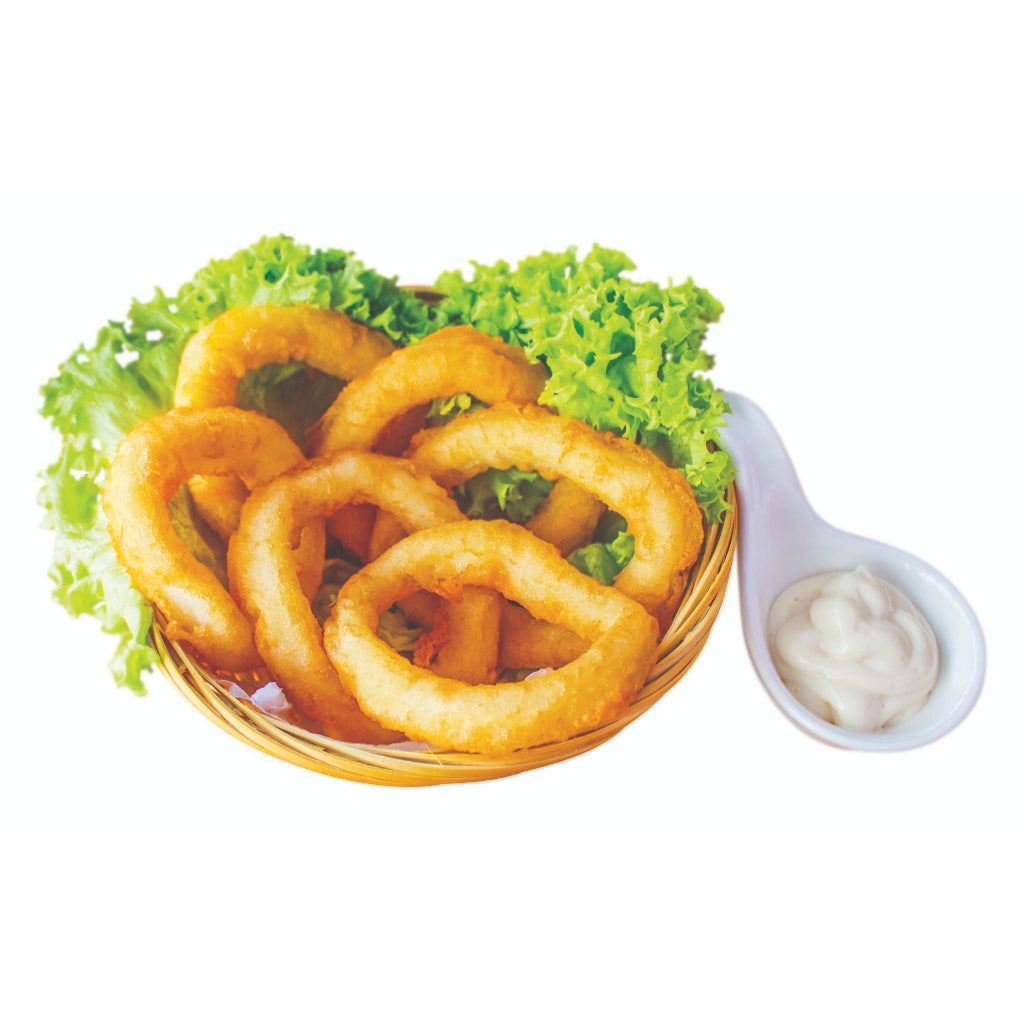 Pacific West Premium Tempura Natural Calamari Squid Ring 1kg | Frozen Halal