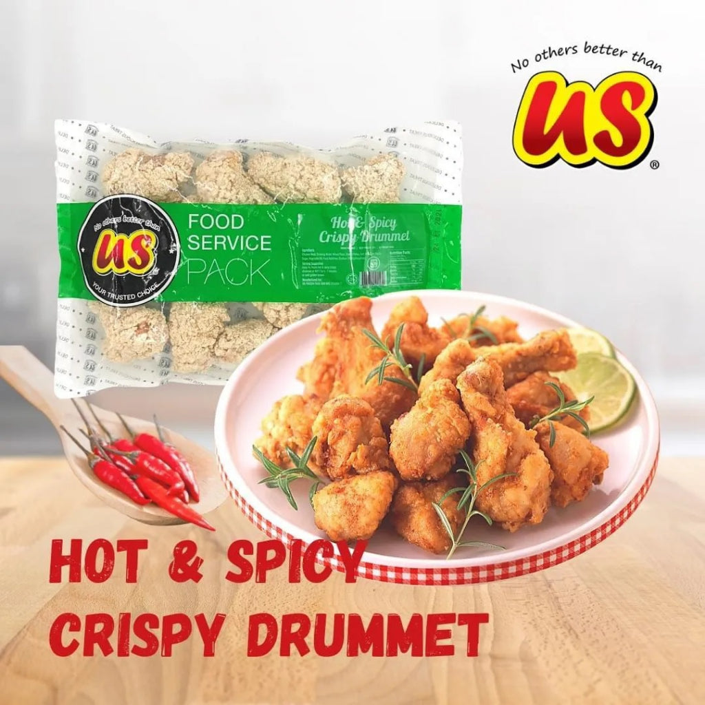 US Premium Hot & Spicy Crispy Drummet 14pc 800g Frozen Halal
