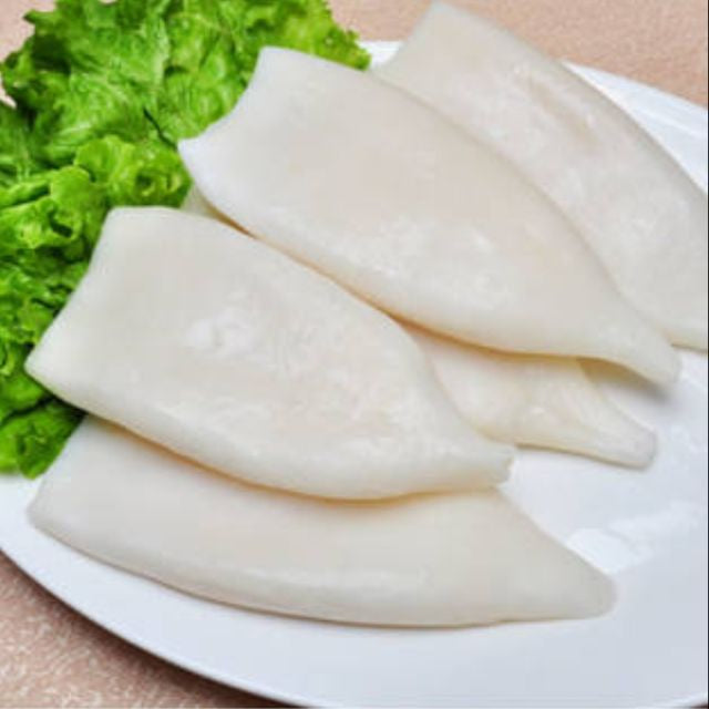 Premium IQF Squid Tube Clean 1kg | Frozen Halal