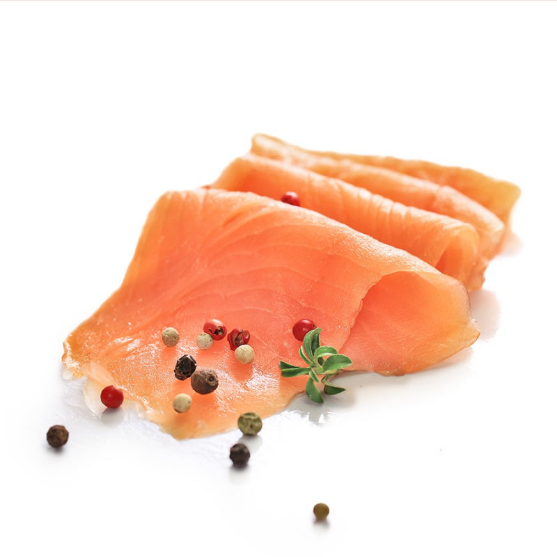 Bonfisken Premium Norway Smoked Salmon Fillet Pre-Sliced 1kg± | Frozen Halal