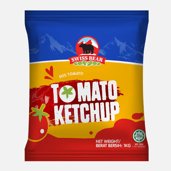 Swiss Bear Sauce 1kg (Sos Cili / Tomato)