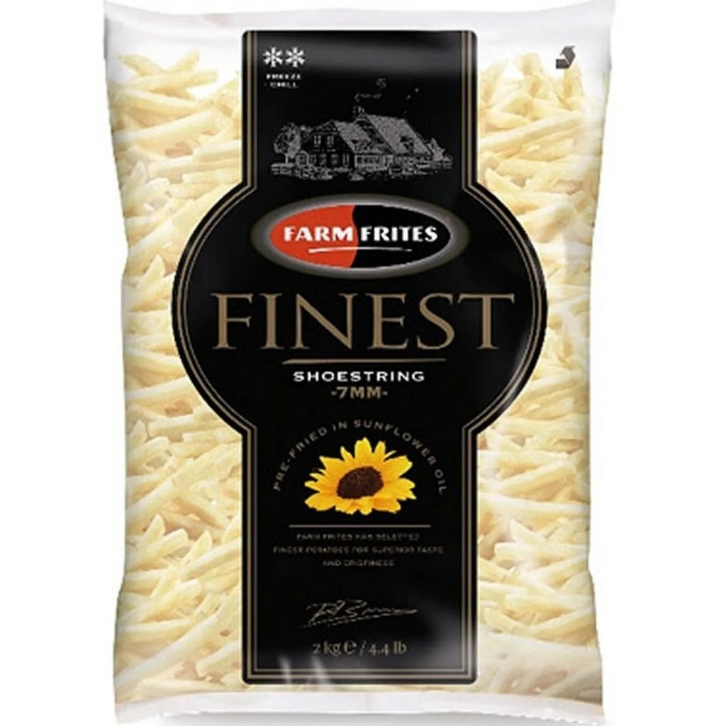 Farm Frites Finest Premium Shoestring 7mm 2kg | Frozen Halal