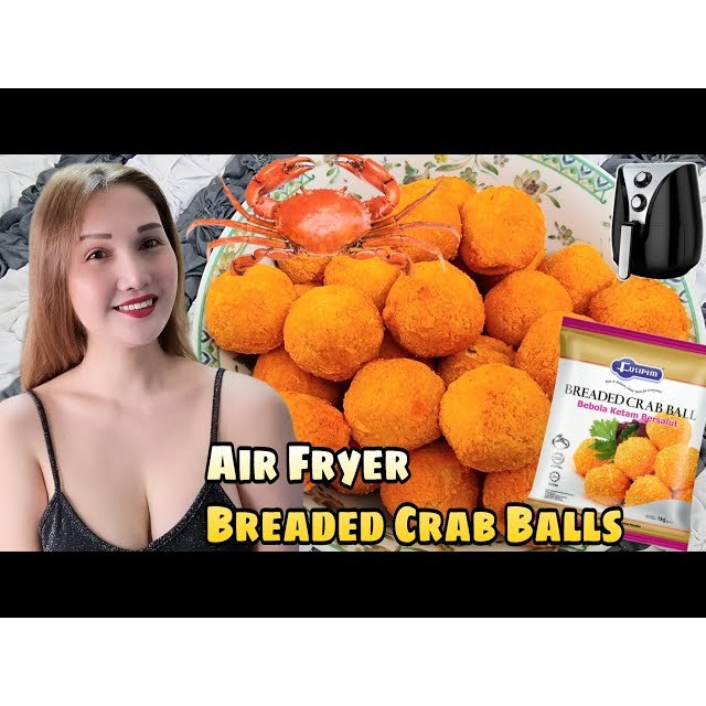 Fusipim Premium Breaded Crab Ball 1Kg Frozen Halal Bebola Ketam Bersalut