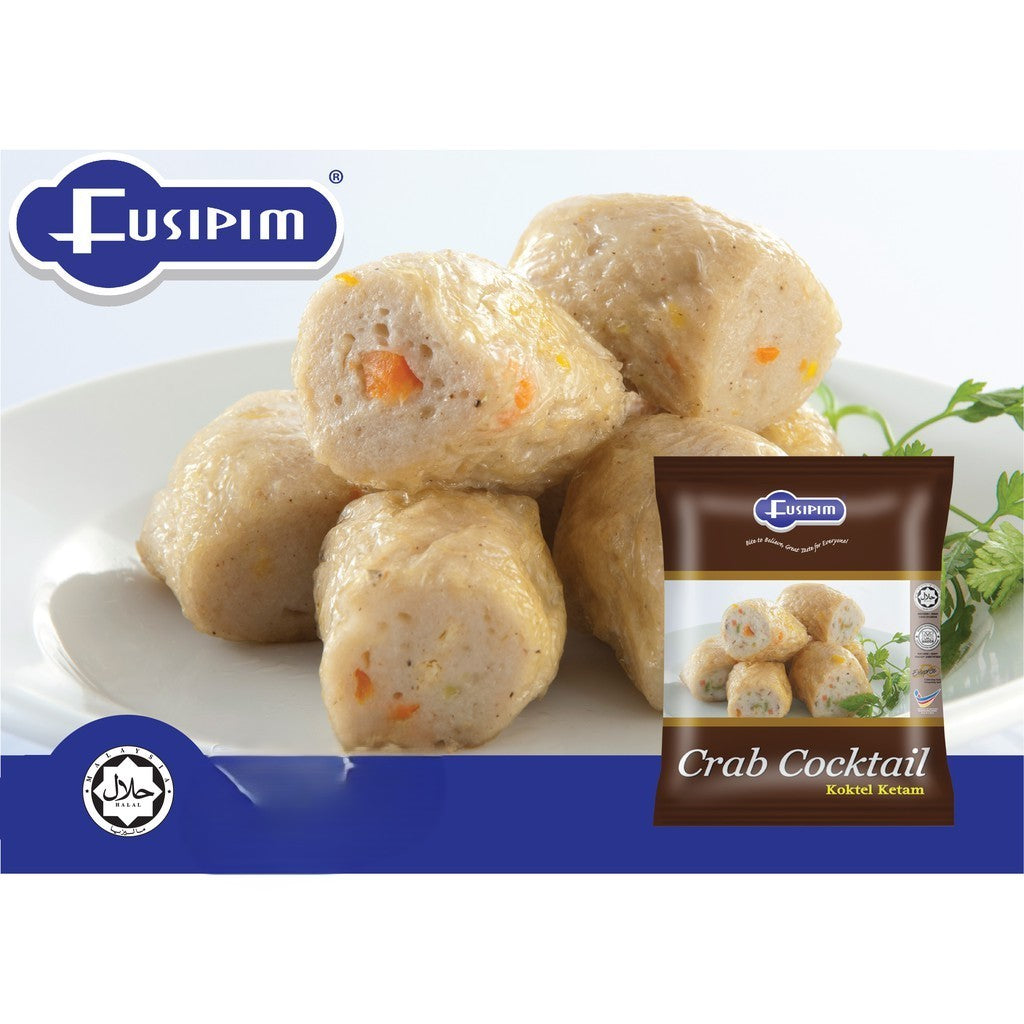 Fusipim Premium Crab Cocktail 1Kg± Frozen Halal Koktel Ketam